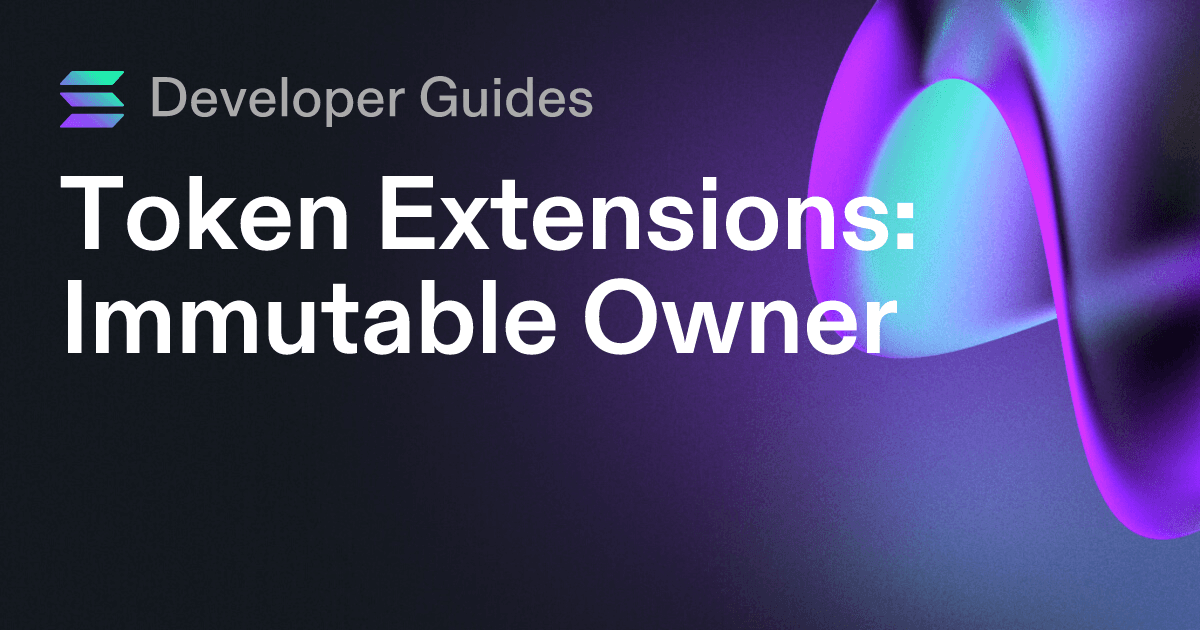 How to use the Immutable Owner extension